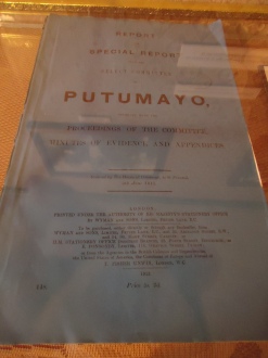 Un expediente voluminoso del Informe caso Putumayo